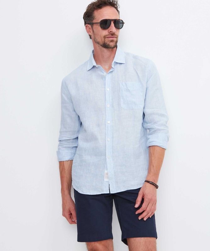 Burrows and Hare Classic Linen Hythe Shirt