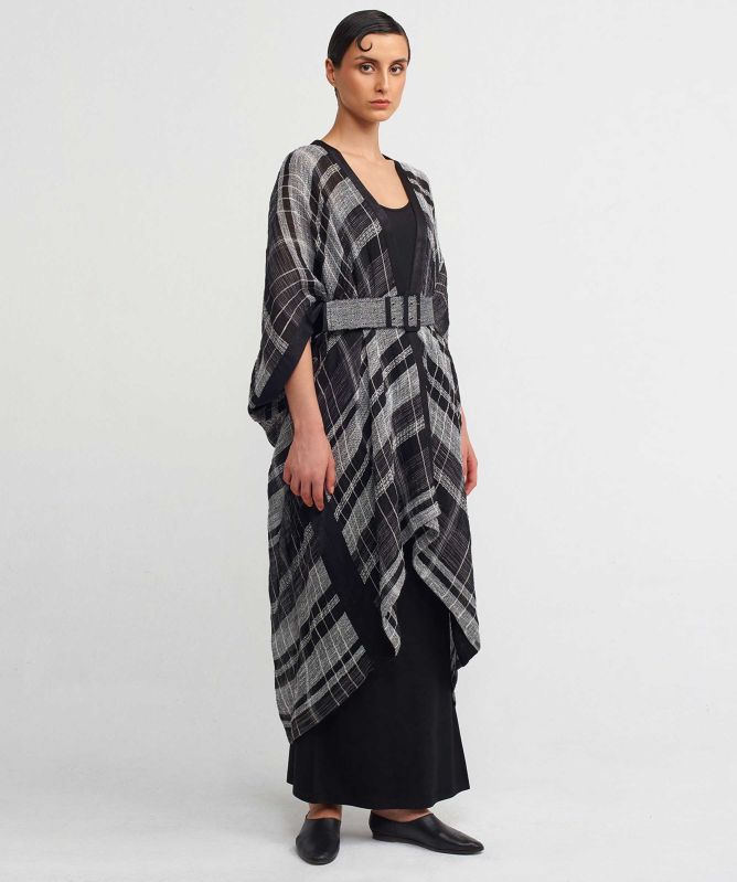 NU London Plaid Long Kaftan
