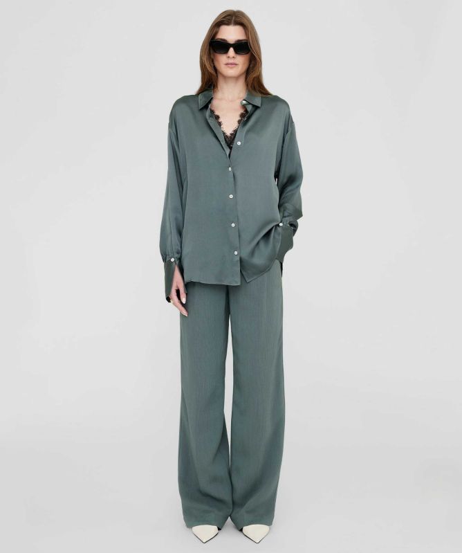 Anine Bing Monica Silk Shirt
