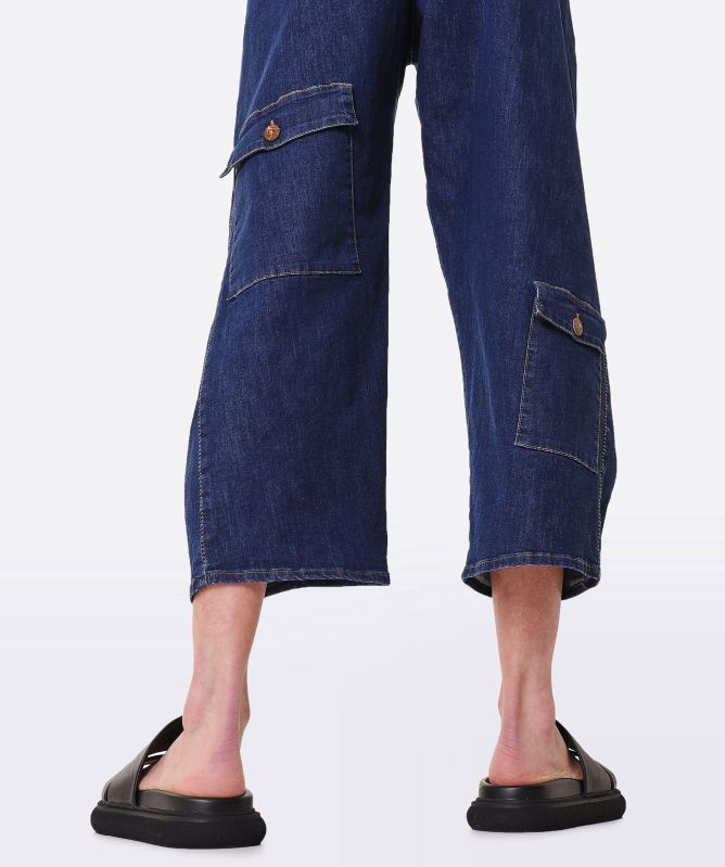 Lurdes Bergada Wide-Leg Denim Pants