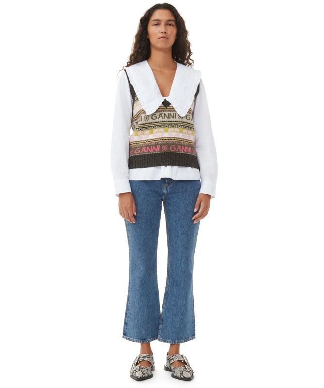 GANNI Wool Mix Vest