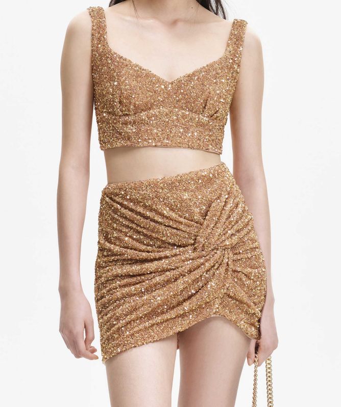 【送料&関税込】self-portrait Sequins Mini Skirt Self-Portrait Sequin Mini Skirt | Jules B