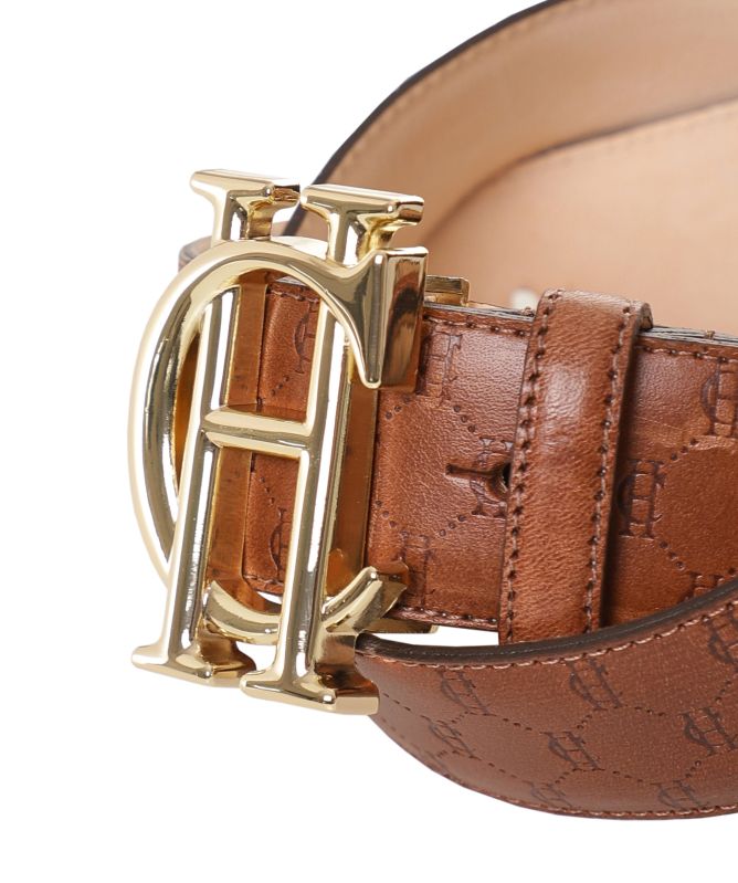 Holland Cooper Leather HC Classic Monogram Belt