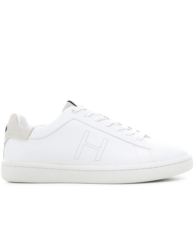 Hackett Leather Minimal Bond Trainers