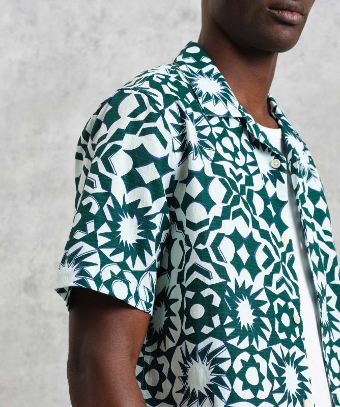 Wax London Geometric Didcot Shirt