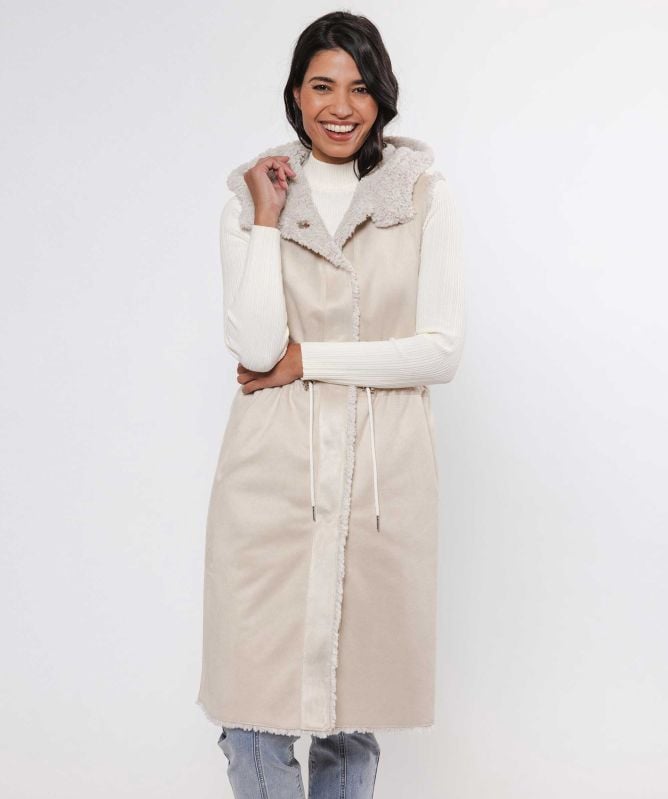 Rino and Pelle Ginny Long Reversible Waistcoat