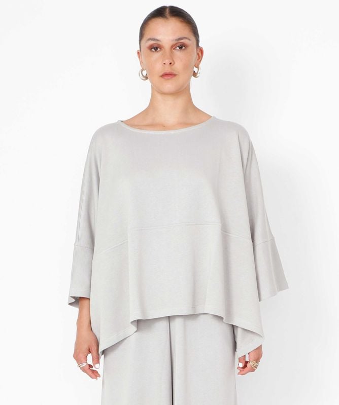 Sort Aarhus Oversize Jersey Top