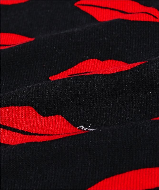 RIXO Tully Lips Silk Blend Top