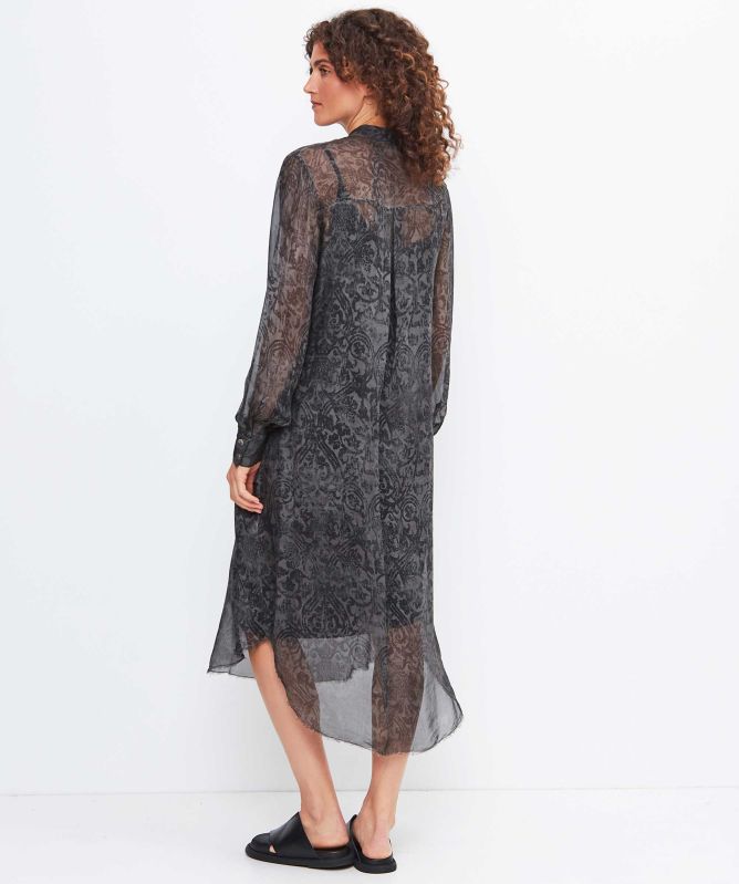 Sanctamuerte S21 Long Sheer Shirt