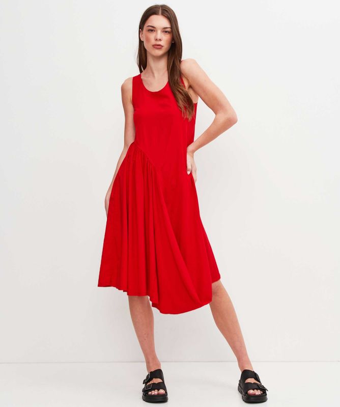 Lurdes Bergada Draped Midi Dress