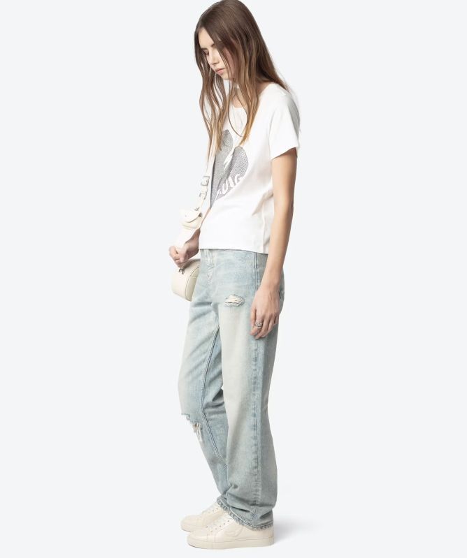 Zadig and Voltaire Alys Zadig Heart T-Shirt