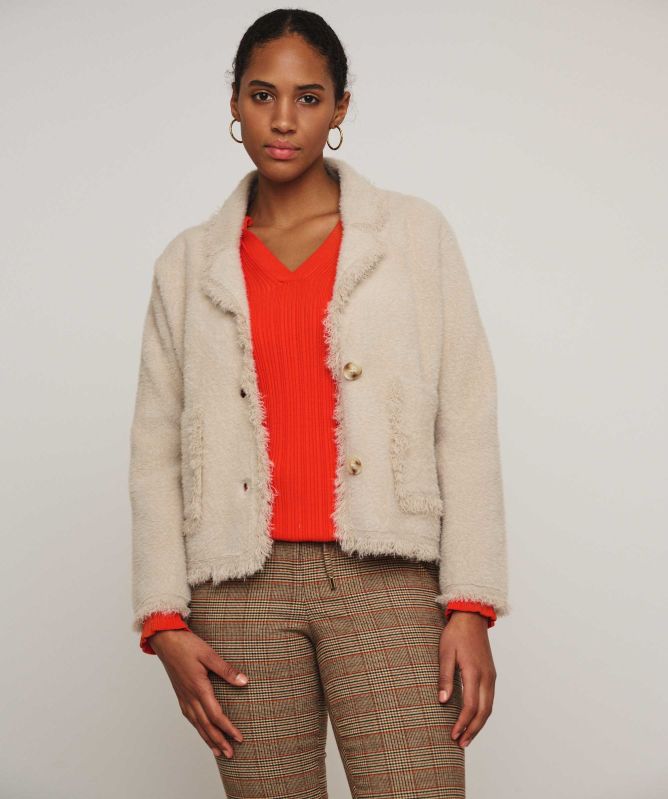 Rino and Pelle Sena Fringed Jacket