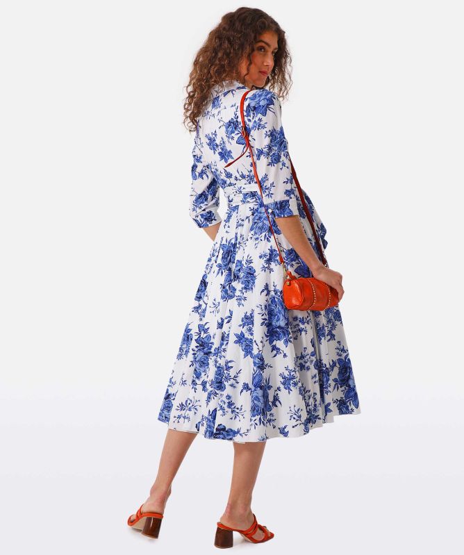 Lavi Spritz Floral Midi Dress
