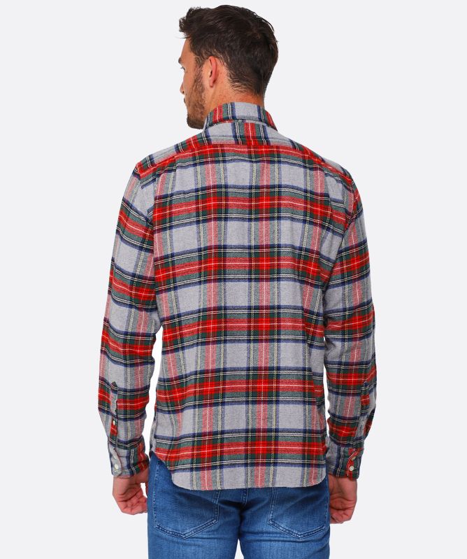 Hartford Flannel Tartan Paul Shirt