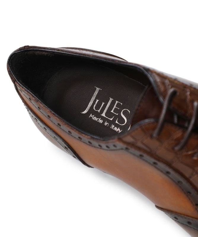 Jules B Leather Wing-Tip Oxford Brogues