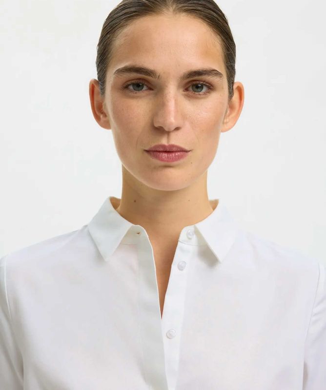 Selected Romie Fitted Long Sleeve Shirt