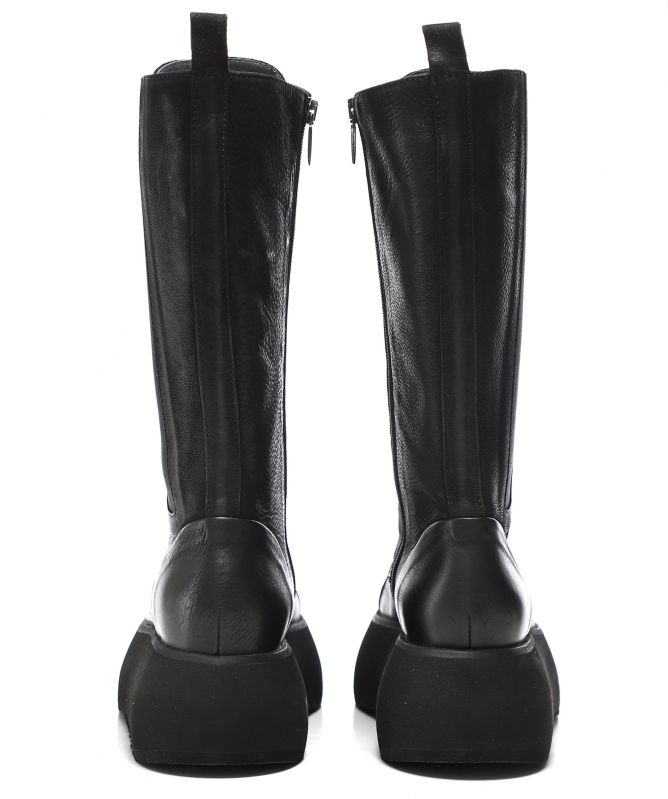 Lofina Gasoline Long Lace Up Boots