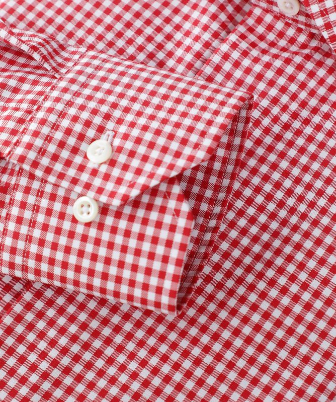 Stenstroms Fitted Body Gingham Shirt