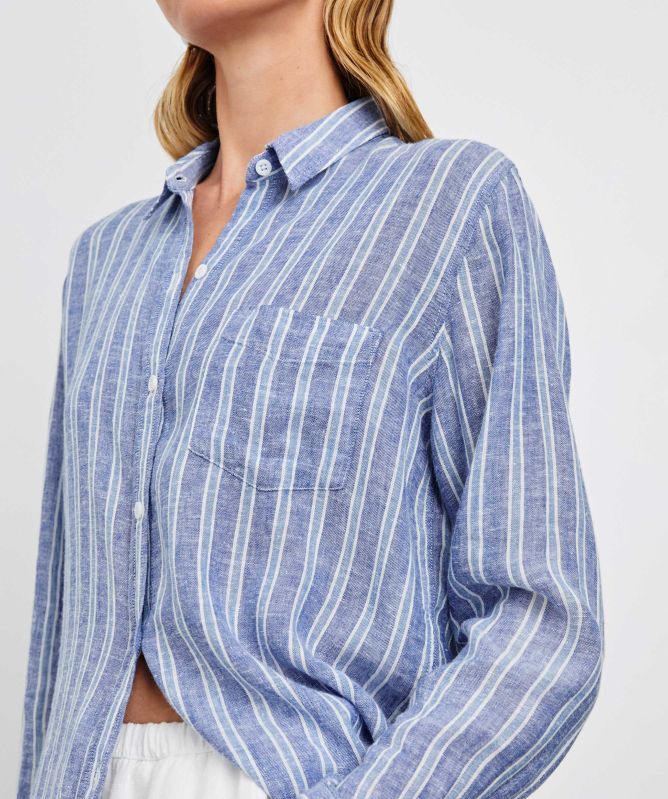 Rails Linen Charli Striped Shirt