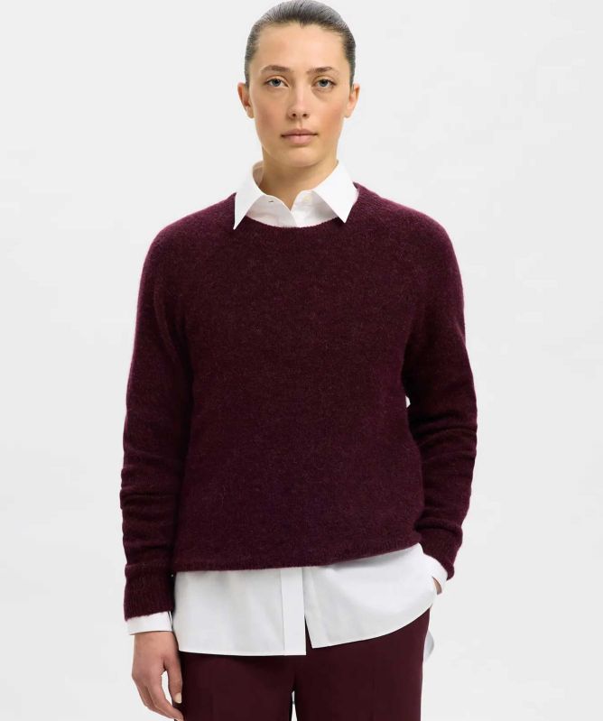 Selected Lulu Alpaca-Wool Blend Jumper