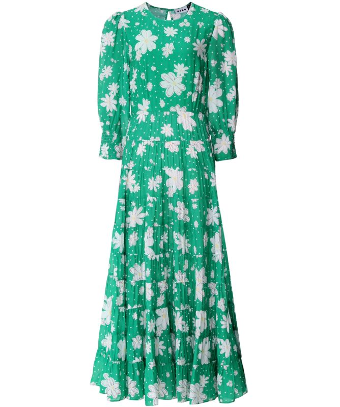 RIXO Kristen Floral Tiered Maxi Dress