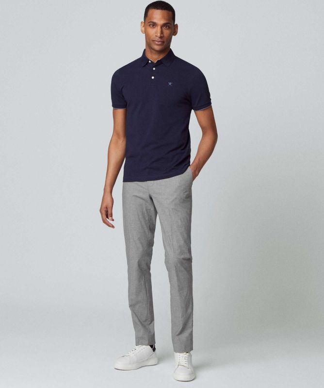 Hackett Stripe Trim Polo Shirt | Jules B