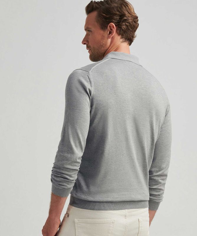 Peter Millar Sea Island Cotton Polo Jumper