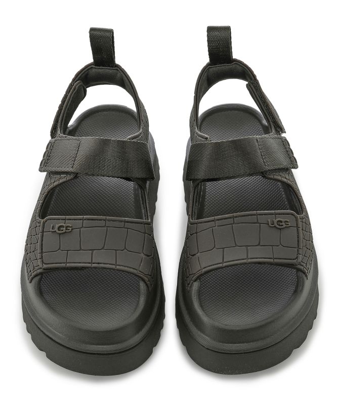 UGG GoldenGlow Embossed Sandals