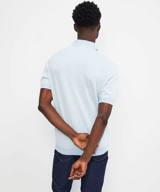 Filippo De Laurentiis Superlight Pique Polo Shirt