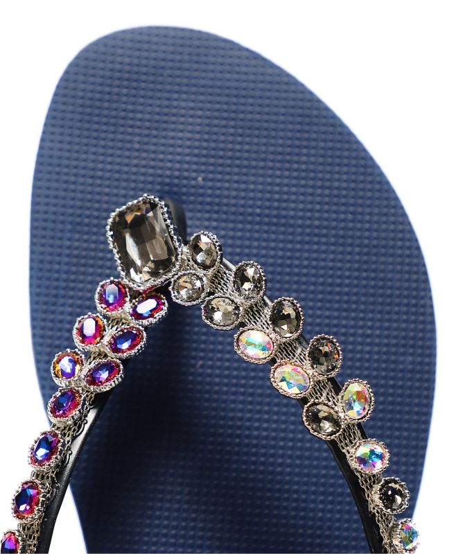 Uzurii Illusion Crystal Flip Flops