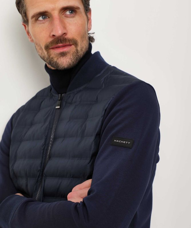 Hackett Quilted Bomber Jacket