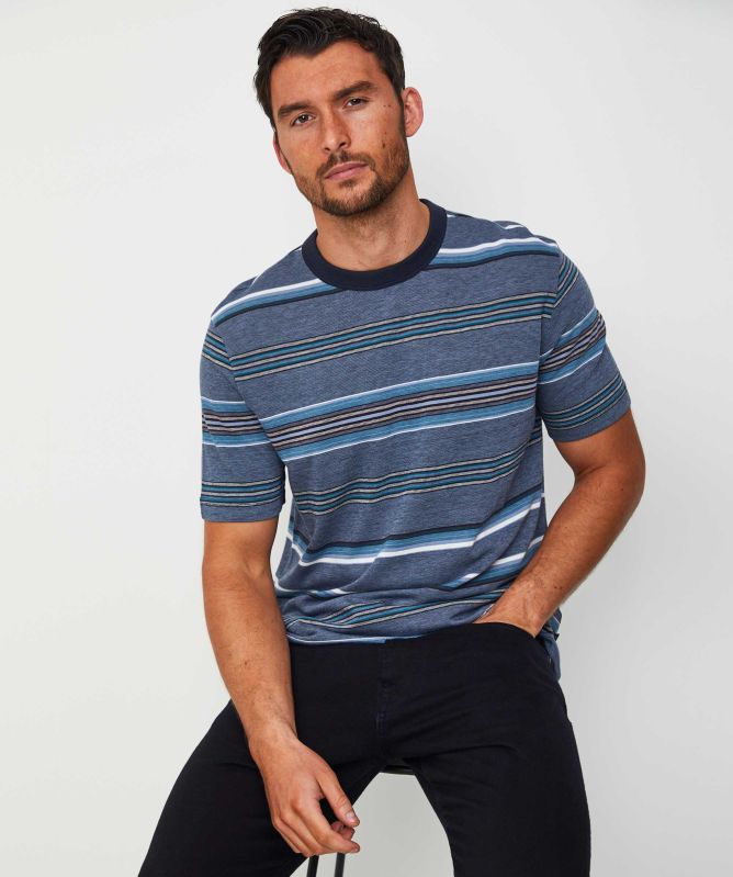 Paul Smith Organic Cotton Striped T-Shirt