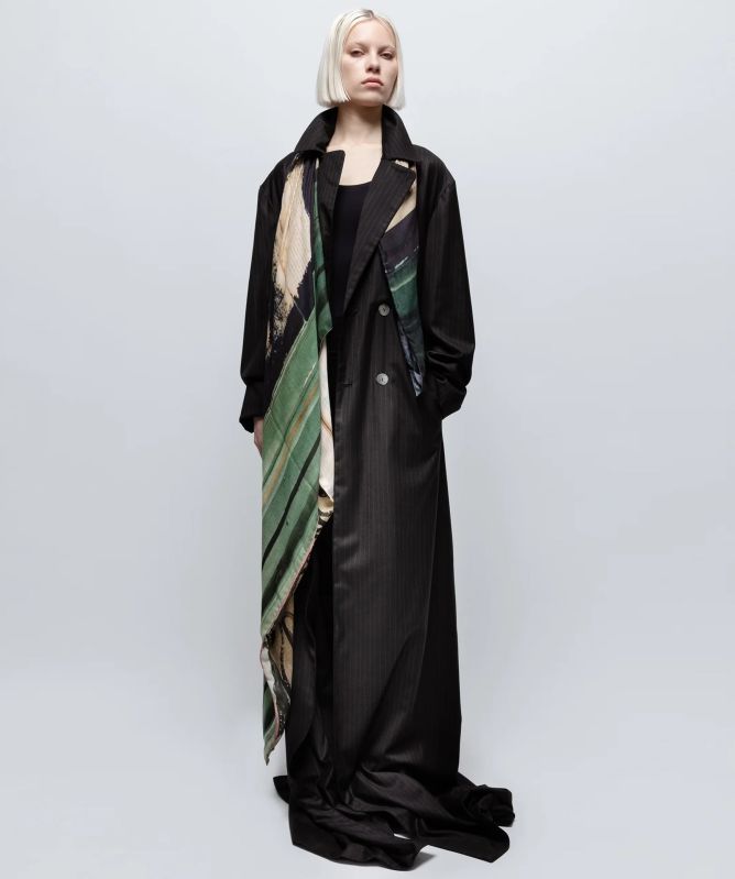 Talking Walls Ava Cables Silk Scarf