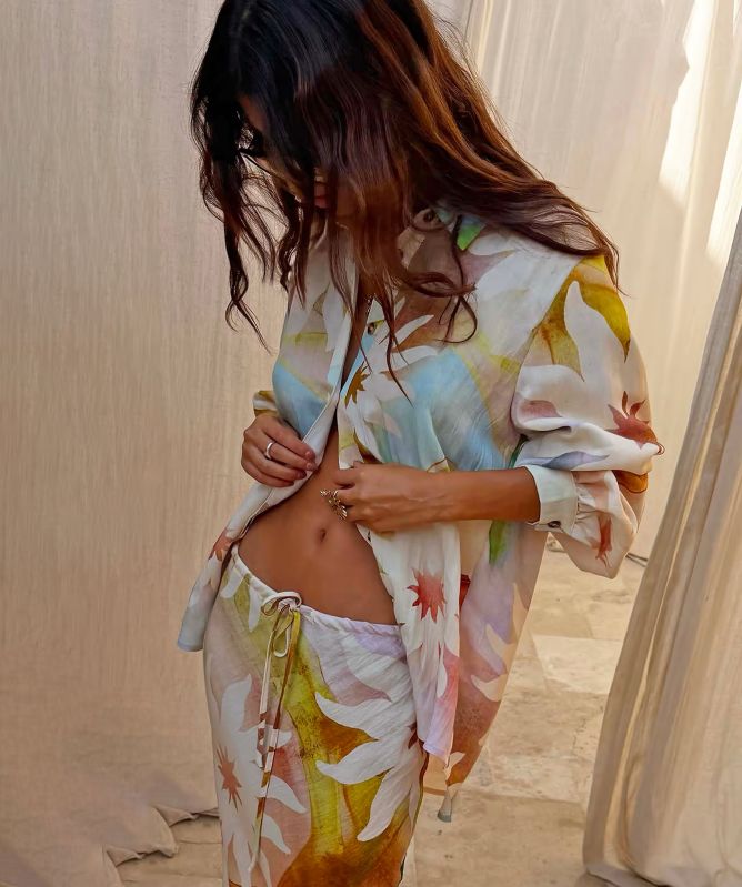 Never Fully Dressed Abstract Soleil Marley Shirt