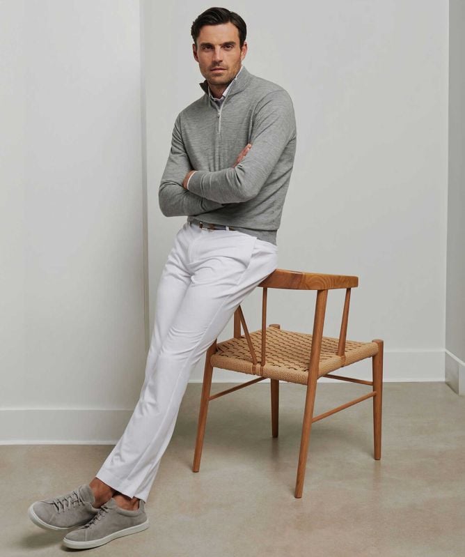 Peter Millar Excursionist Flex Quarter Zip Jumper