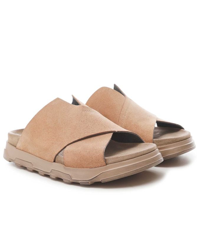 Lofina V Front Suede Sandals