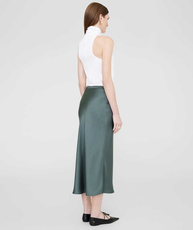Anine Bing Bar Silk Skirt