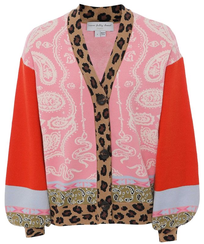 Never Fully Dressed Splice Bandana Cardigan