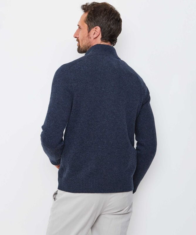 Gran Sasso Wool Mock Neck Sweater