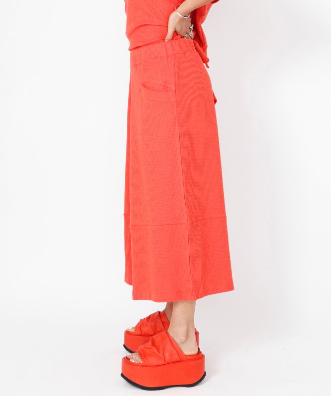 Sort Aarhus Cotton Linen Cropped Pants