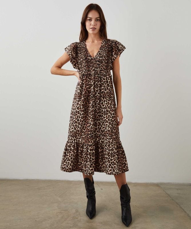 Rails Clementine Leopard Print Dress