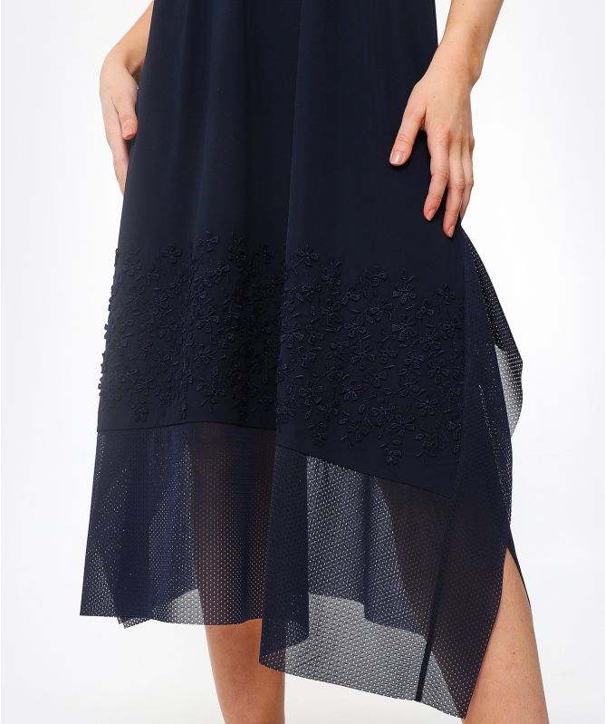 High Appealing Tech Stretch Column Dress