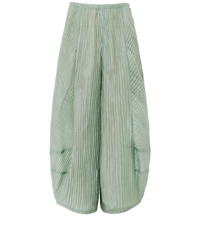 Thanny Pleated Barrel Leg Trousers