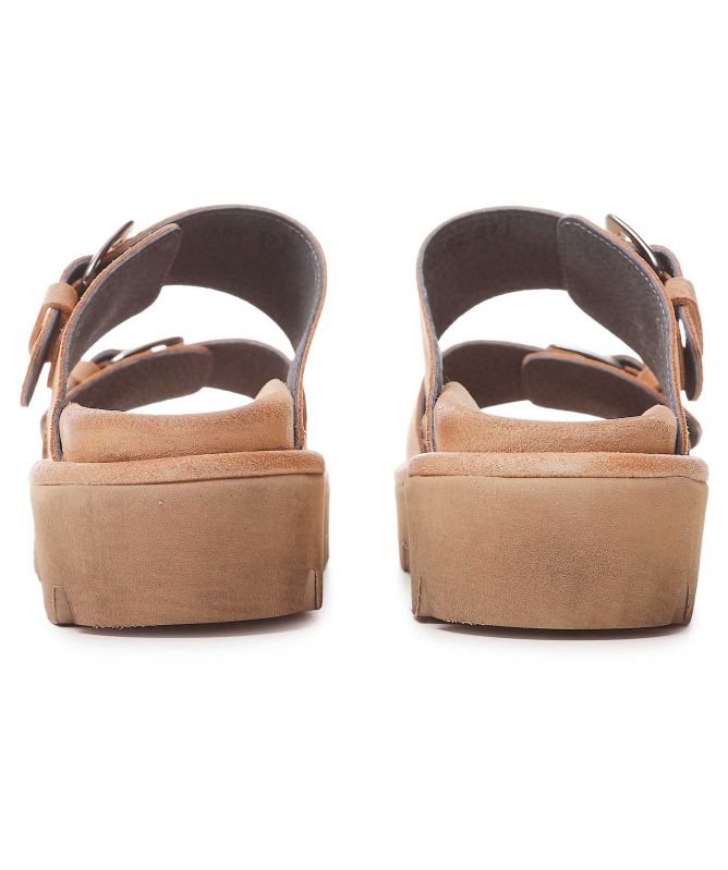 Lofina Chunky Double Strap Sandals
