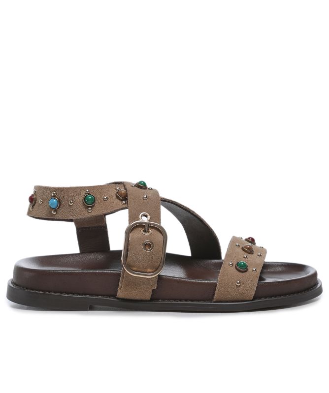 INUOVO Studded Strap Sandals