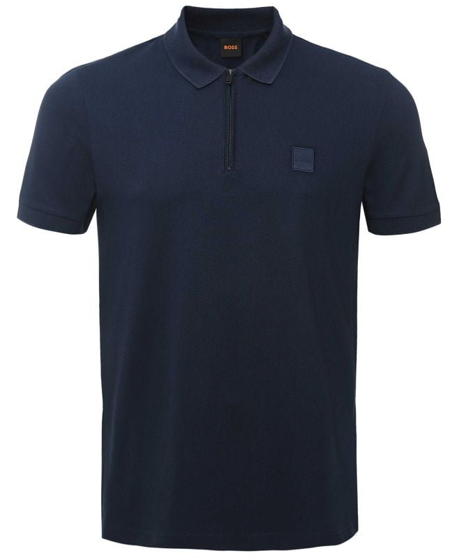 BOSS Slim Fit Passerzip Polo Shirt