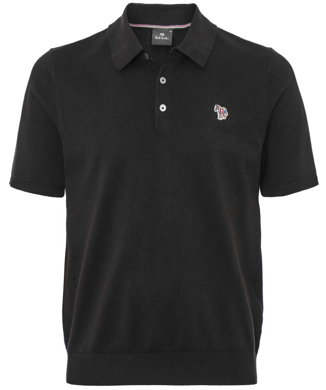 Paul Smith Knitted Zebra Polo Shirt