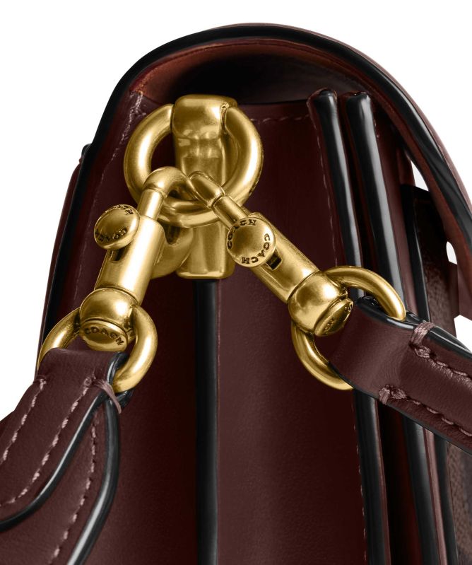 Coach Tabby Signature Canvas Shoulder Bag 20