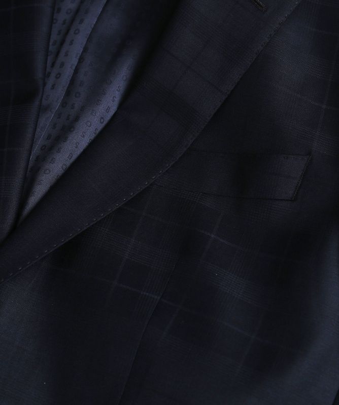 BOSS Slim Fit 2 Piece Check H-Huge Suit