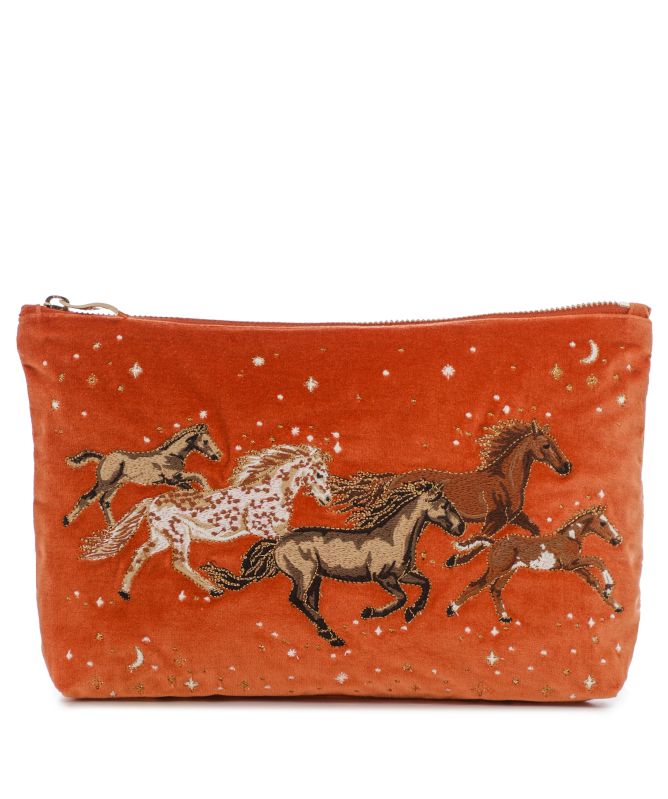 Elizabeth Scarlett Celestial Wild Horses Pouch